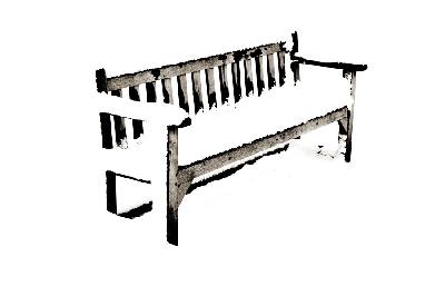 Photograph John Blythe Bench on One Eyeland